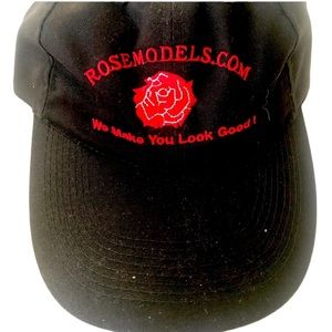 ⭐️ ROSEMODELS.COM We Make You Look Good! Rose Model NWOT Hat Cap Adjustable OS